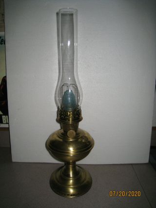 Vintage Aladdin Kerosene Lamp Model 6 Brass - - Ready To Burn - -