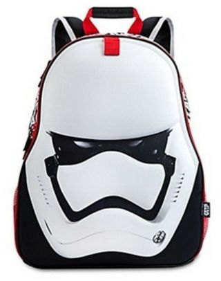 Rare Disney Store Star Wars First Order Storm Trooper Backpack School Book Bag