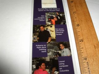 NASA COMMEMORATES STS - 107 COLUMBIA CREW PAYLOAD BAYLINER SWATCH - FLOWN IN SPACE 3