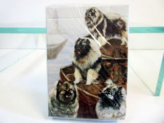 Keeshond Playing Cards Deck Of Card Ruth Maystead 4 Dogs
