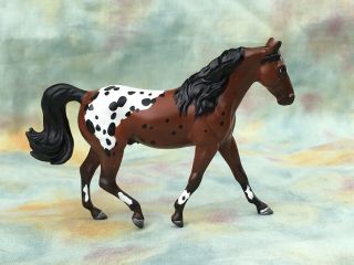 Breyer Model Horse Stablemate Custom Bay Blanket Appaloosa Twh Mini Cm Ooak