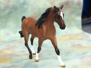 Breyer Model Horse Stablemate Custom Bay Roan TWH Shrinky Walking Horse Cm OOAK 2