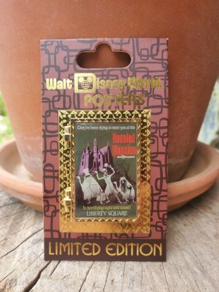 Wdw Disney World Haunted Mansion Hitchhiking Ghosts Poster Pin Le 1000