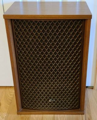 1 Vintage Sansui Sp - 2500 Speaker - 3 Way - 5 Drive - W/ Grill -