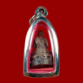Phra Roop Lor Small Statue LP Pern Wat Bang Phra 2014 Thai Amulet Great Fortune 3