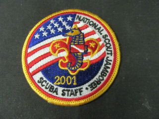 2001 National Jamboree Scuba Staff Patch C57