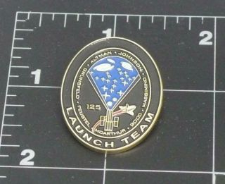 Sts - 125 Nasa Space Shuttle Launch Team Pin.  Final Hubble Space Telescope Mission