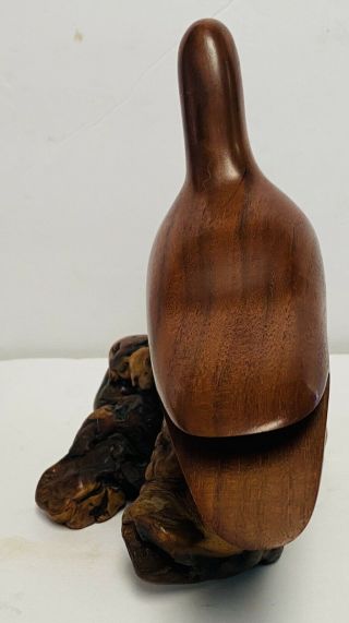 Carved Dove By Bruce Stamp Signed And Dated 1980 3