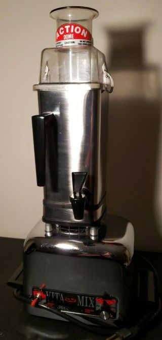 Vintage Vitamix 3600,  Plus Blender Mixer Stainless Steel Pitcher Action Dome Top
