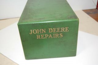 Vintage John Deere Wood File Box Dealer 3