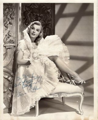 Vera - Ellen Vintage Signed Photo Autograph