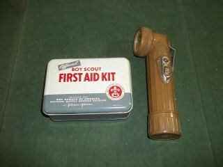 Gits Boy Scout Flashlight Johnson & Johnson First Aid Kit