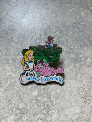 Dlp Dlrp Disney Paris Alice In Wonderland Curious Labyrinth Attraction Pin