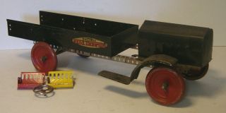 Ac Gilbert Erector Set White Truck Vtg 1928 Bc/bd Large Toy Metal Steel 23.  5 ",