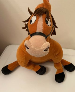 Disney Store Home On The Range Buck Horse Plush 15” Stuffed Animal Rare Brown