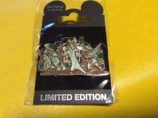 Disney Pin 76850 Wdi Haunted Mansion Hitchhiking Ghosts Tinker Bell Cast Le