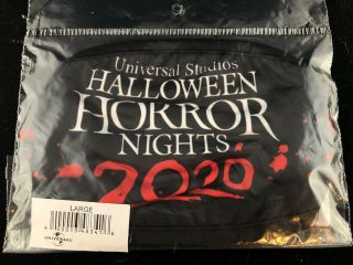 Universal Studios Halloween Horror Nights 2020 Face Mask Large