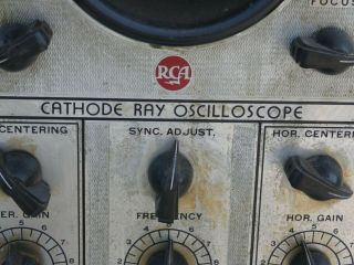 Vintage RCA 155 - C Cathode - Ray Oscilloscope World War II Era 3