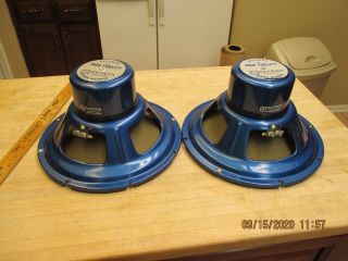 Pair Vintage Oaktron 12 " Coaxial Vintage Speakers Good For Tube Amp Ca42
