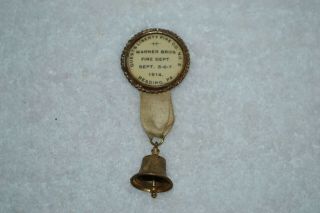 Guests Liberty Fire Co No 5 Warner Bros Fire Dept Bell Medal - Reading,  Pa 1914