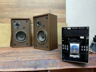 Vintage Advent 3 Small Speakers Corners have Dings 3