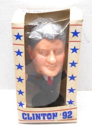 American President Bill Clinton 1992 Bobbing Head Figure Collectible Gag Gift