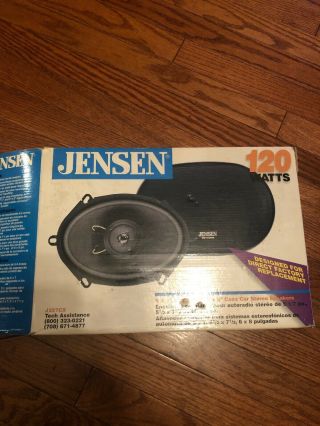 1995 Jensen Cx - 120 - J257 Vintage 3 Element 12 " Coaxial Speaker - (t7)