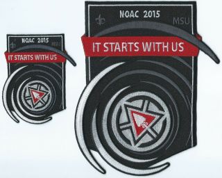 2015 National Order Of The Arrow Conference Patch Set