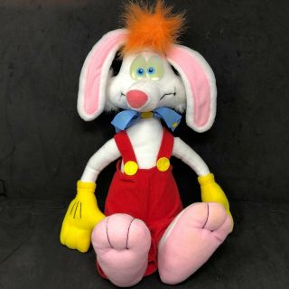 Playskool Who Framed Roger Rabbit Plush 16 " Bunny Disney Movie Vintage 1988
