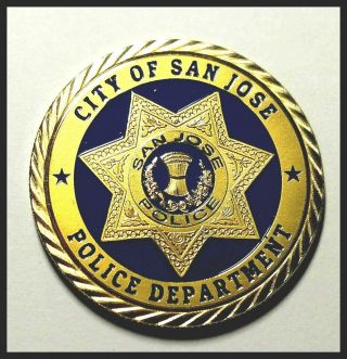 City Of San Jose California Police Department Challenge Coin