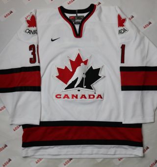Vintage Nike Team Canada Jersey Men’s Xl White Hockey Curtis Joseph 31
