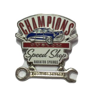 Dca Cars Land Champions Custom Speed Shop W/ Doc Hudson And Dangle Wrench
