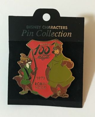 Disney Japan Pin 6074 100 Years Of Magic Robin Hood