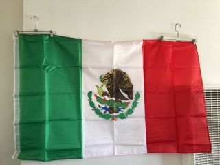 Mexico Flag Big Indoor Outdoor Mexican Country Banner “3x5” 1 Piece Only
