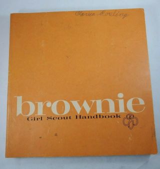 Vintage Girl Scouts Book Brownie Handbook 1963 Edition