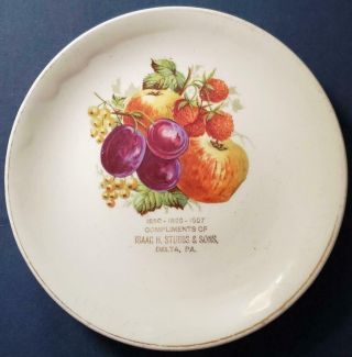 1907 Delta York County Pa Stubbs General Store Advertising Plate