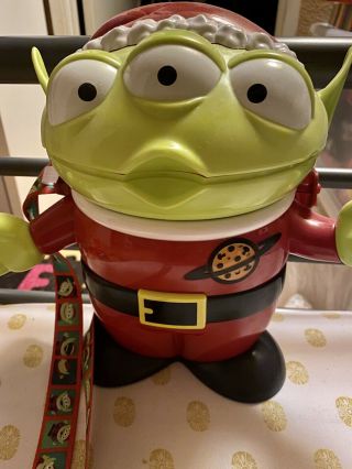Disney Green Alien Christmas Toy Story Popcorn Bucket Holidays