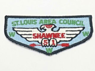 Boy Scout Shawnee Lodge 51 Oa Flap Patch Bsa Www