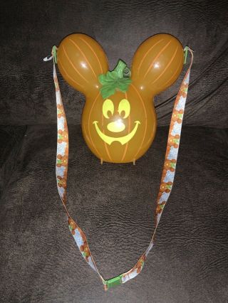 2019 Disney Mickey Mouse Halloween Pumpkin Balloon Popcorn Bucket Mnsshp