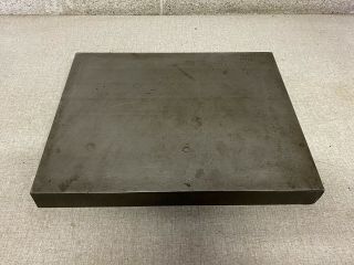 Vintage Iron Steel Surface Inspection Plate Machine Shop Tool 10” X 12”