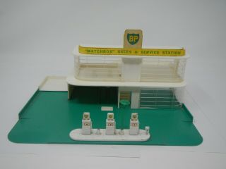 Vintage Matchbox Bp Sales & Service Station
