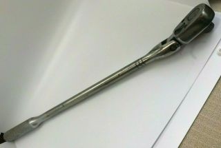 Vtg Williams Snap On Industrial Tools 1/2 Drive Ratchet Wrench Flex Head Breaker