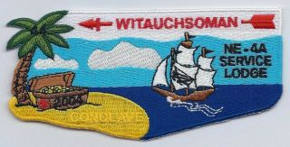 Boy Scout Oa 44 Witauchsoman Lodge 2004 Ne - 4a Conclave Service Flap
