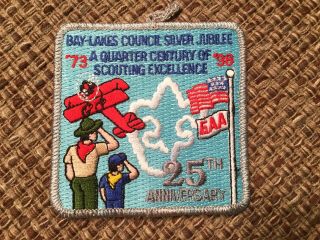 Bay - Lakes Council Older 25th Anniversary Cp Boy Scout Patch