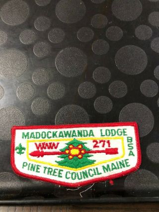 Oa Madockawanda Lodge 271 S1 Flap Pn