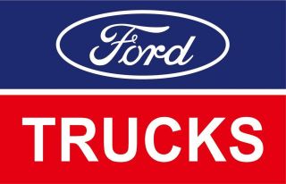 Ford Trucks Traditional Flag Banner 3x5feet