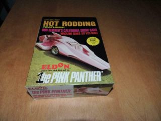 Vintage Eldon Pink Panther Model Kit Part Built W/instructions,  Box 1/25