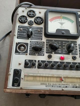 VINTAGE Precision 912 tube tester powers on not. 2