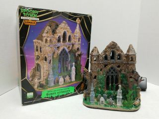 2006 Lemax Spooky Town Gothic Ruins Vintage Retired 65342 Damage