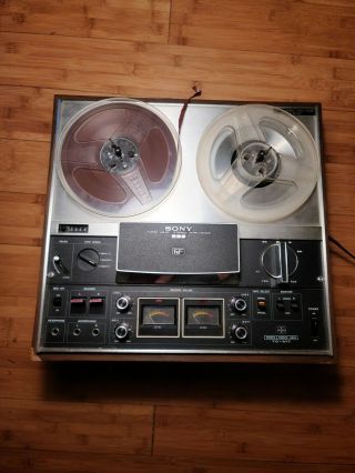 Vintage Sony Tapecorder Tc - 377 3 Head Stereo Reel To Reel Tape Player Recorder